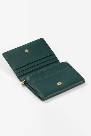 
            
                Load image into Gallery viewer, Abstract Swirl Lines Leather Purse (Dark Green) | Harper &amp;amp; Blake
            
        