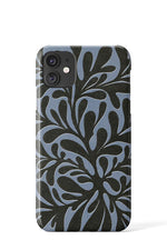 Abstract Plant Phone Case (Blue Black)