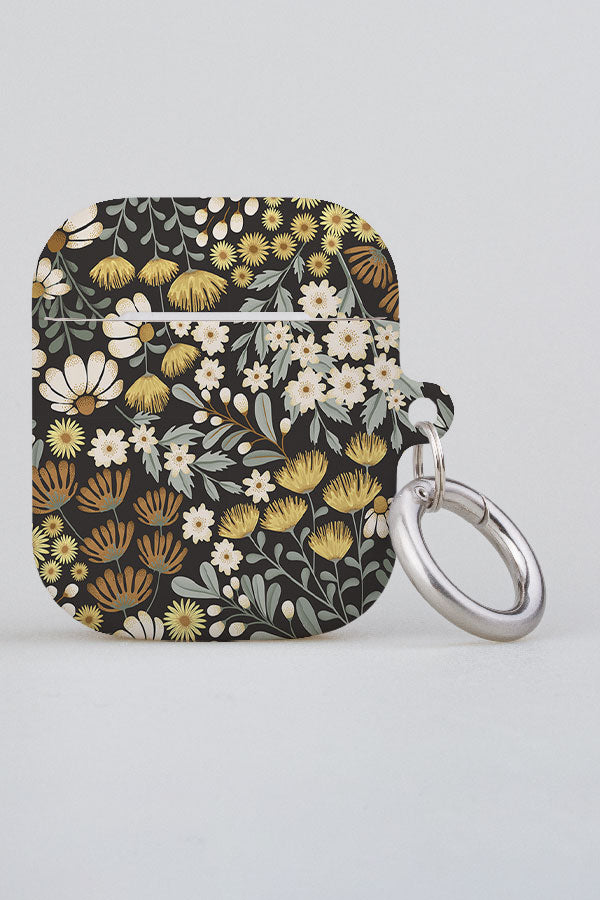 Floral Wilderness Garden by Garabateo AirPod Case (Grey) | Harper & Blake