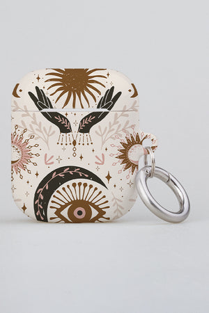 Talismans by Garabateo AirPod Case (Beige) | Harper & Blake