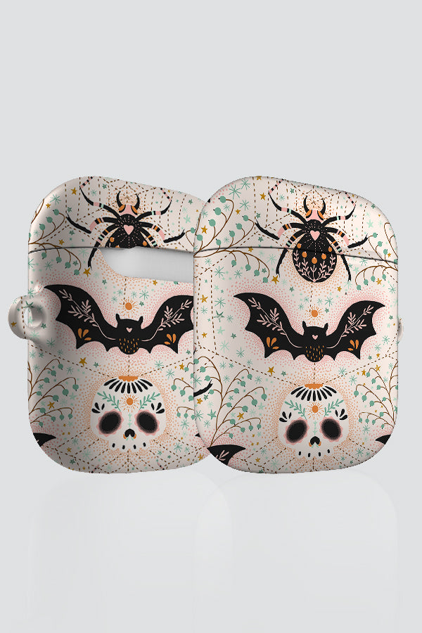Pastel Halloween by Garabateo AirPod Case (Cream) | Harper & Blake