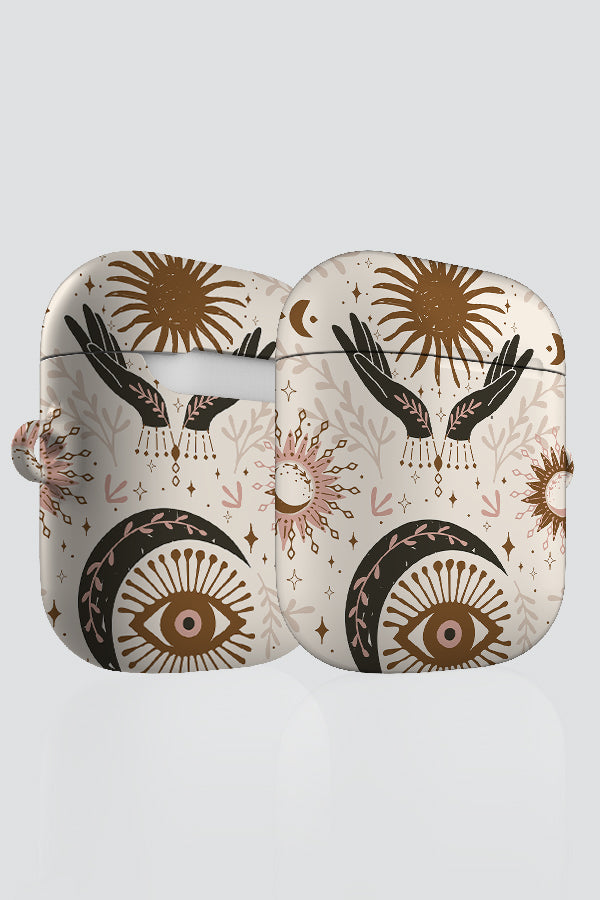 Talismans by Garabateo AirPod Case (Beige) | Harper & Blake