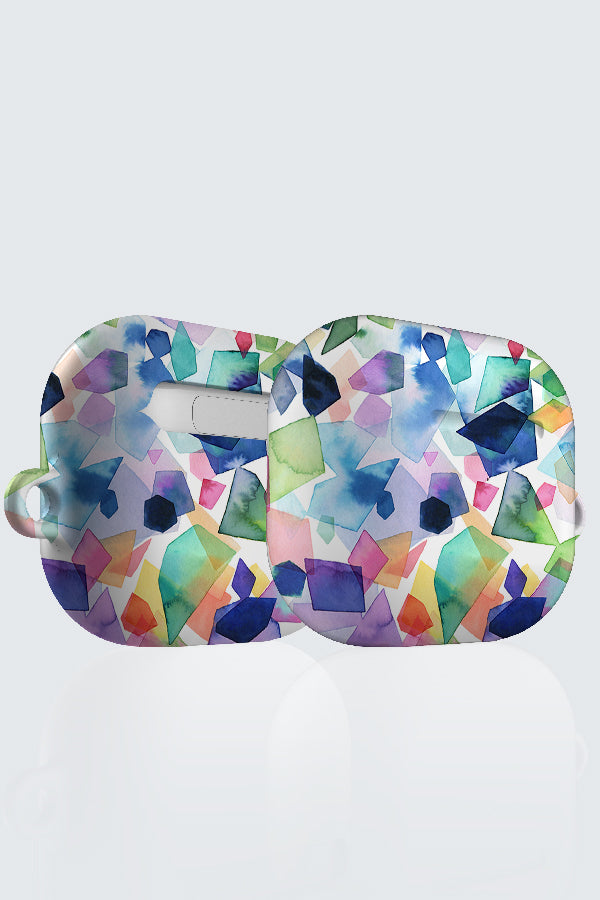 Crystal Gems Minerals By Ninola Design AirPod Case (Colourful) | Harper & Blake