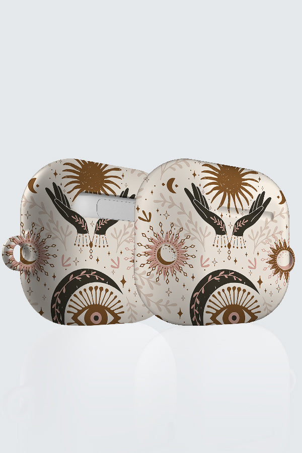 Talismans by Garabateo AirPod Case (Beige) | Harper & Blake