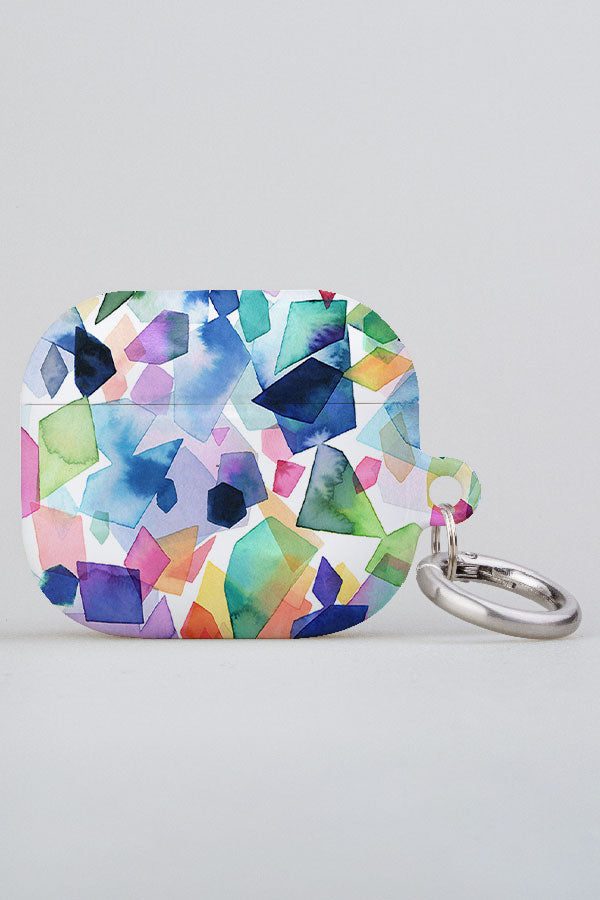 Crystal Gems Minerals By Ninola Design AirPod Case (Colourful) | Harper & Blake