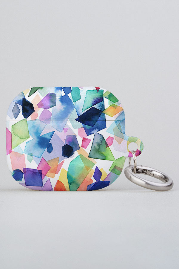 Crystal Gems Minerals By Ninola Design AirPod Case (Colourful)