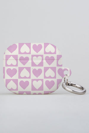 Heart Check By Rebecca Elfast AirPod Case (Lilac) | Harper & Blake