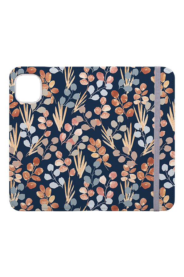 
            
                Load image into Gallery viewer, Autumn Grasses by Ali Wilkinson Wallet Phone Case (Blue) | Harper &amp;amp; Blake
            
        