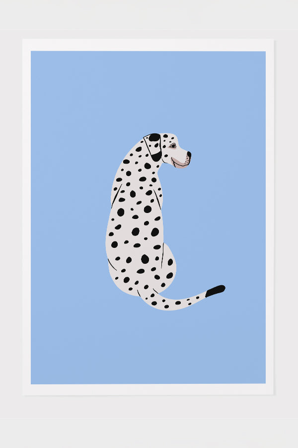 
                  
                    Bold Graphic Dog Art Print Poster (Blue) | Harper & Blake
                  
                
