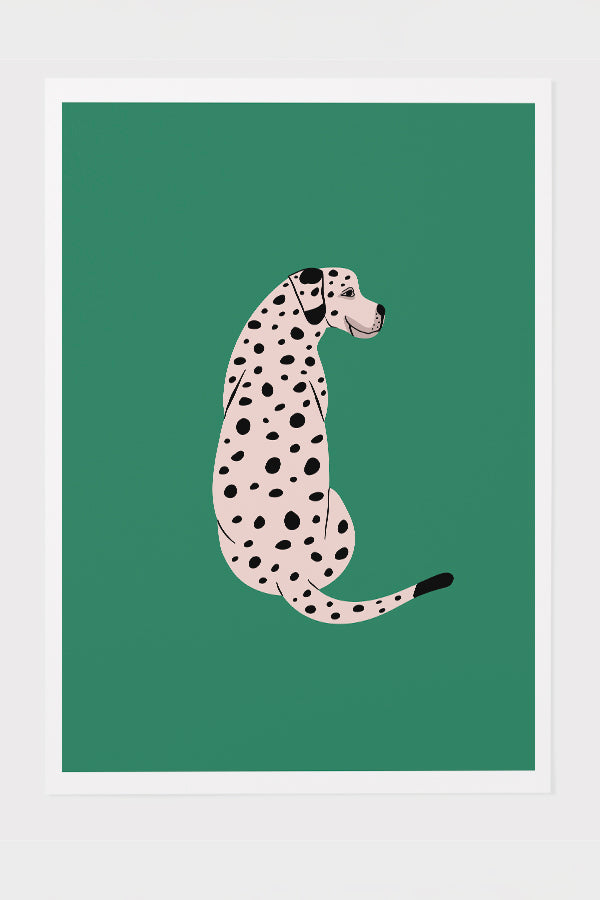 
                  
                    Bold Graphic Dog Art Print Poster (Green) | Harper & Blake
                  
                