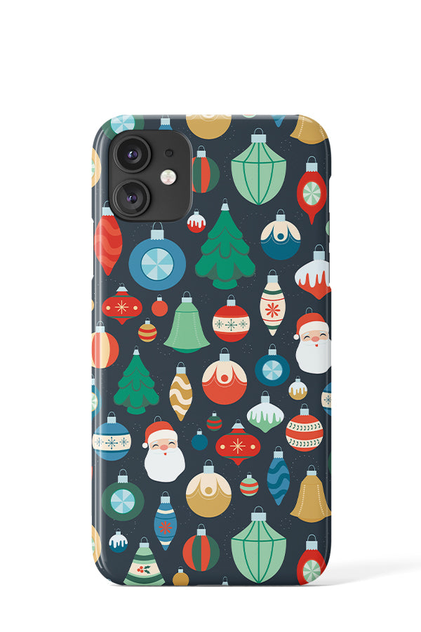
            
                Load image into Gallery viewer, Christmas Baubles by Dottie &amp;amp; Caro Phone Case (Grey) | Harper &amp;amp; Blake
            
        
