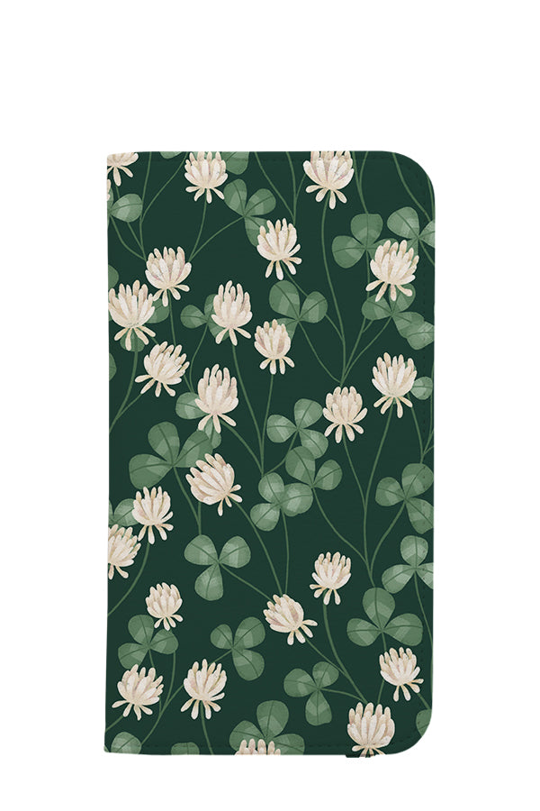 
            
                Load image into Gallery viewer, Clover Patch by Dottie &amp;amp; Caro Wallet Phone Case (Green) | Harper &amp;amp; Blake
            
        
