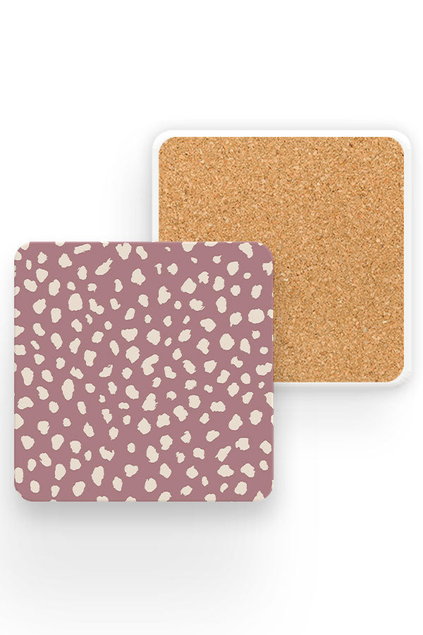 
                  
                    Dalmatian Print Drinks Coaster (Pink Mauve) | Harper & Blake
                  
                
