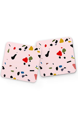 Neon Granite Drinks Coaster (Pink) | Harper & Blake