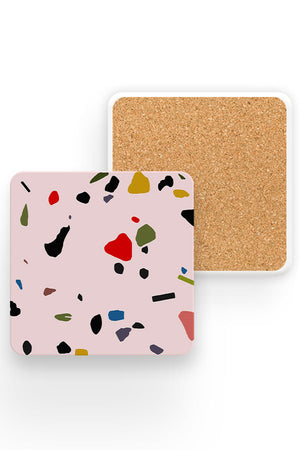 Neon Granite Drinks Coaster (Pink) | Harper & Blake