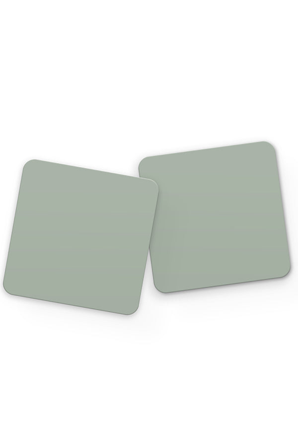 Mint Green Plain Block Colour Drinks Coaster | Harper & Blake