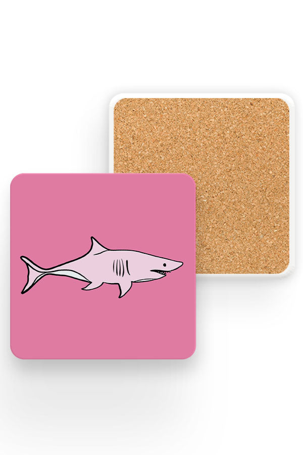 
                  
                    Shark Drinks Coaster (Pink) | Harper & Blake
                  
                
