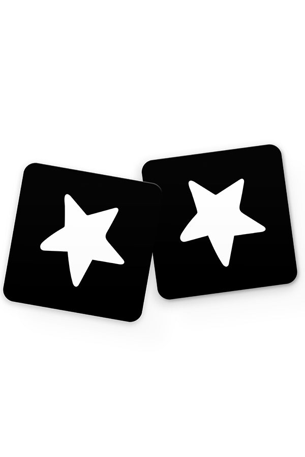 Star Drinks Coaster (Black) | Harper & Blake