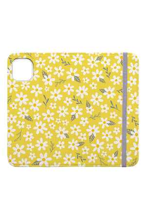 Daisy by Dottie & Caro Wallet Phone Case (Yellow) | Harper & Blake