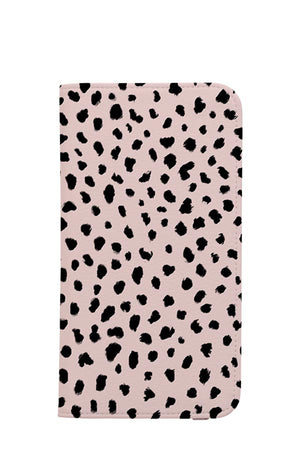 Dalmatian Print Wallet Phone Case (Pink) Wallet Case - Harper & Blake