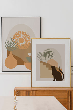 Sun Element Art Print Poster (Neutral) | Harper & Blake