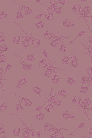 Floral Blooms Wallpaper (Fuchsia) | Harper & Blake