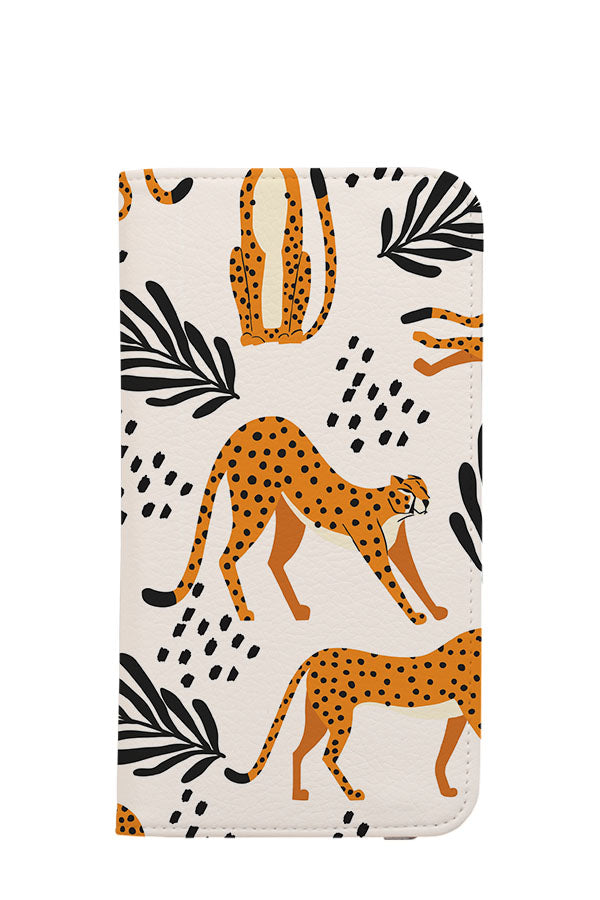 Cheetah Pattern by BlueLela Wallet Phone Case (Beige) | Harper & Blake