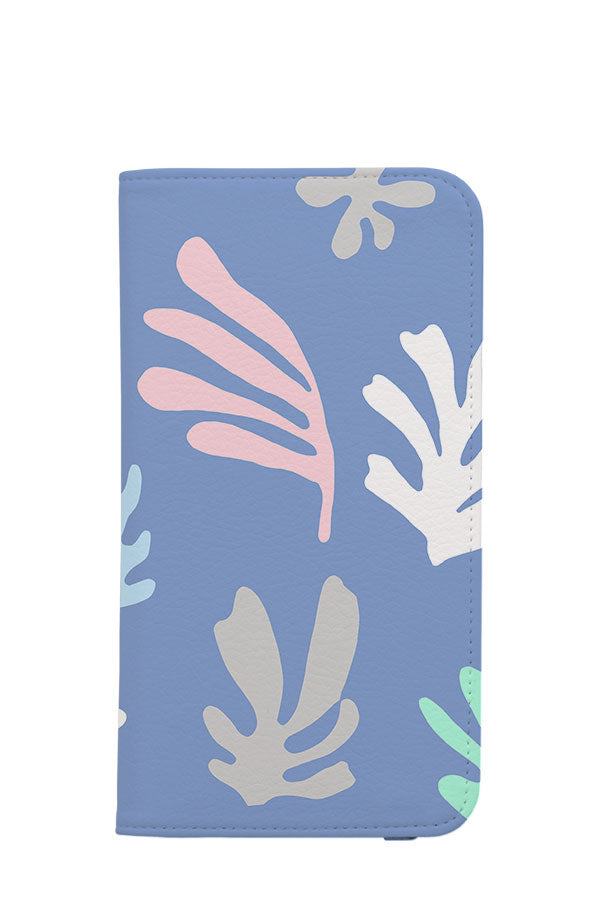 
            
                Load image into Gallery viewer, Matisse Colourful Leaves by Belavi Design Wallet Phone Case (Blue) | Harper &amp;amp; Blake
            
        