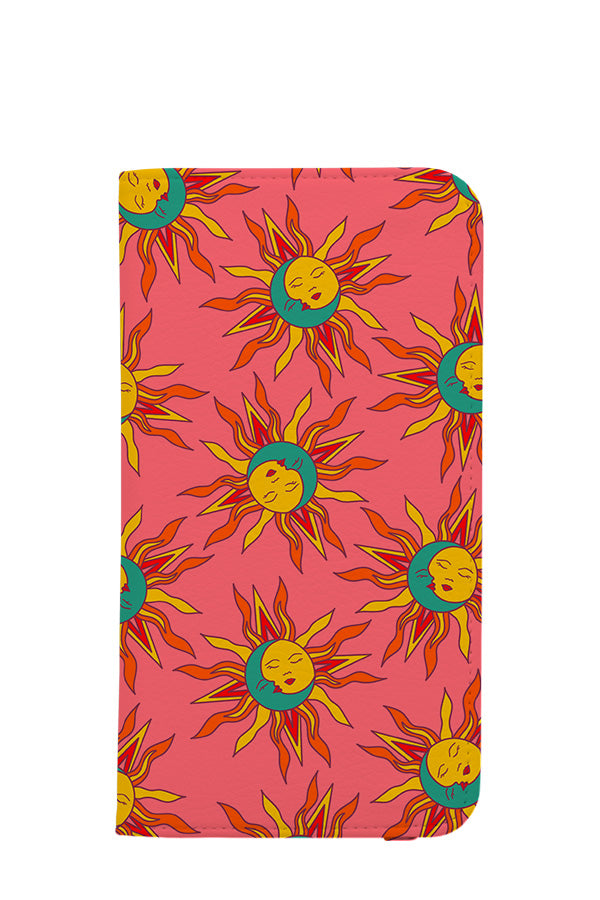 Moon and Sun Scatter Wallet Phone Case (Pink) | Harper & Blake