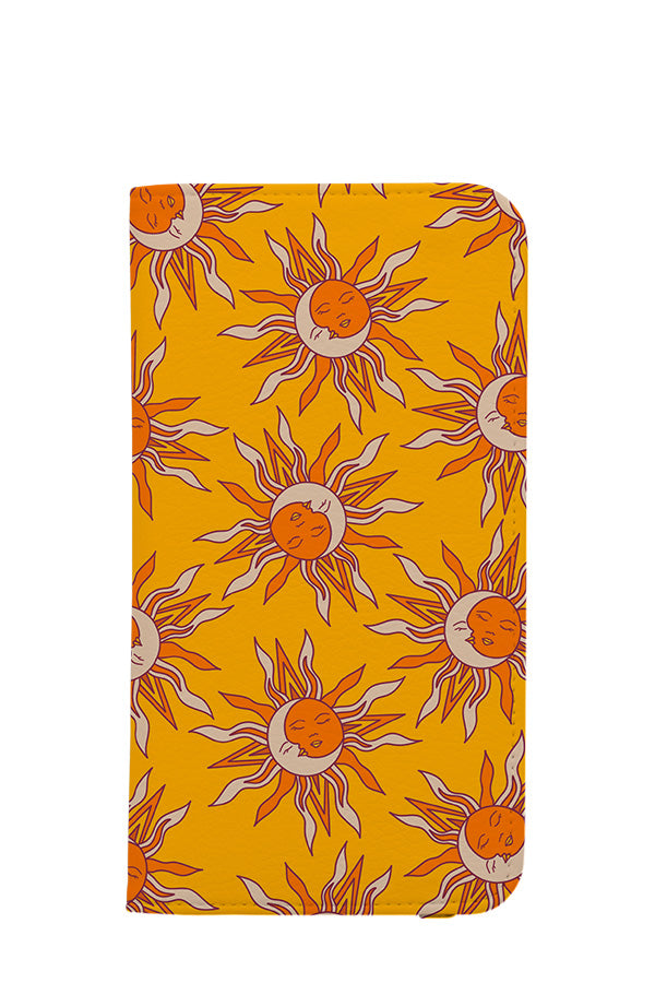 Moon and Sun Scatter Wallet Phone Case (Yellow) | Harper & Blake