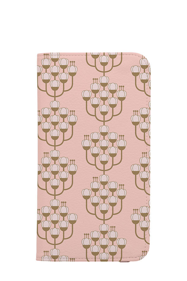 Reimagined Damask Plum Blossoms by Twigged Wallet Phone Case (Pink) | Harper & Blake