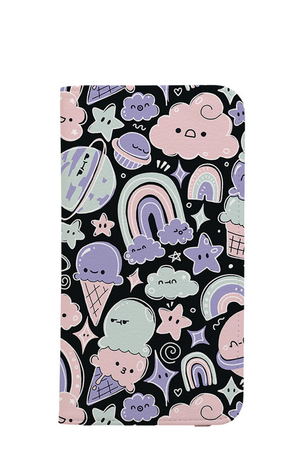 Kawaii Space Dreams by Kawaiitash Wallet Phone Case (Pastel)