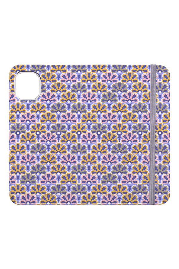 Peri Peacock by Nadine Thaslim Wallet Phone Case (Purple) | Harper & Blake