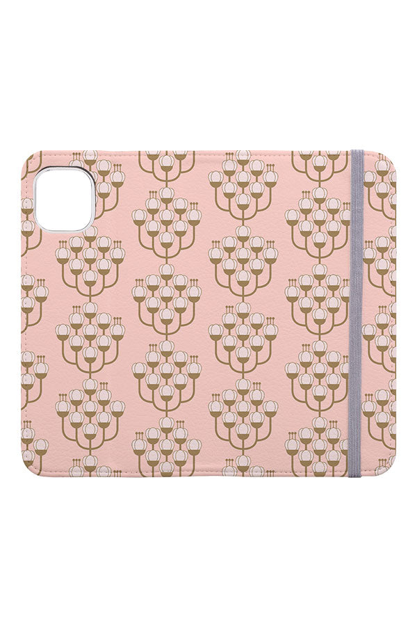 Reimagined Damask Plum Blossoms by Twigged Wallet Phone Case (Pink) | Harper & Blake