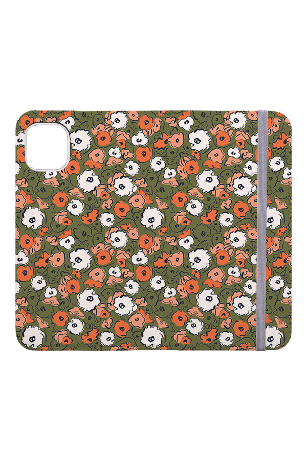 
            
                Load image into Gallery viewer, Graphic Floral by Ashlee June Wallet Phone Case (Green) | Harper &amp;amp; Blake
            
        