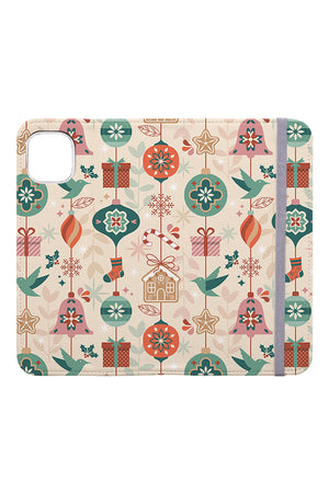 
            
                Load image into Gallery viewer, Christmas at Home by Daniela Friedenthal Wallet Phone Case (Beige) | Harper &amp;amp; Blake
            
        