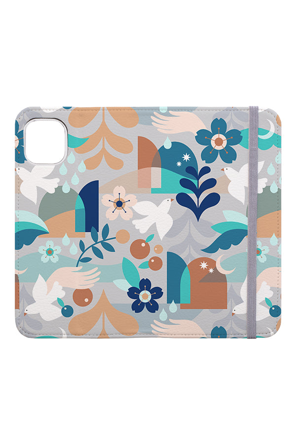 
            
                Load image into Gallery viewer, Mother Nature by Daniela Friedenthal Wallet Phone Case (Grey) | Harper &amp;amp; Blake
            
        