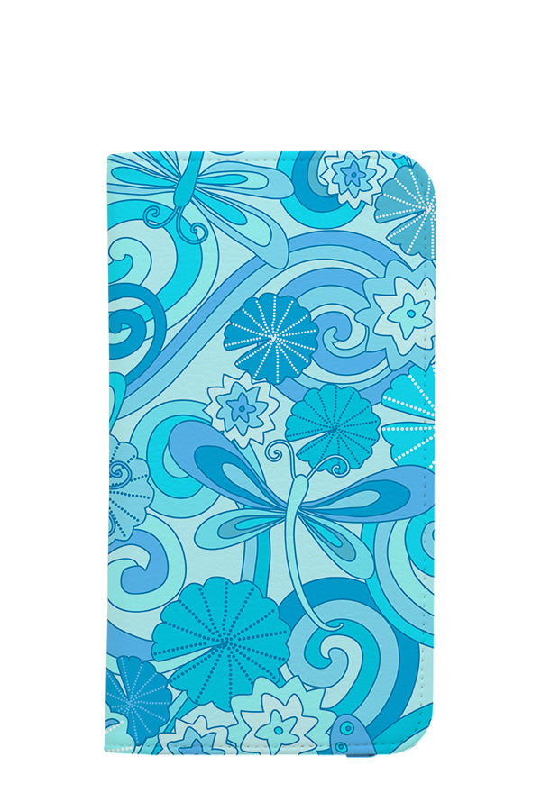
            
                Load image into Gallery viewer, Groovy Dragonflies by Cressida Carr Wallet Phone Case (Blue) | Harper &amp;amp; Blake
            
        