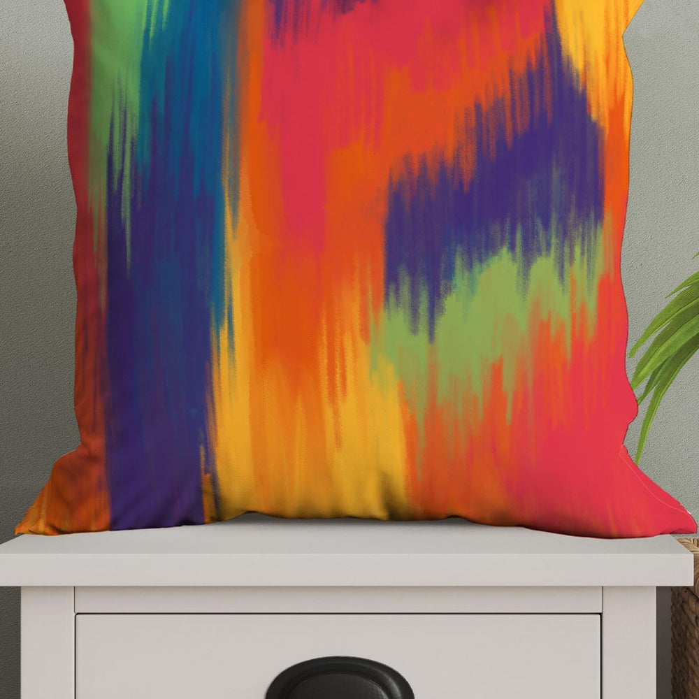 
                  
                    Abstract Northern Lights Square Cushion (Rainbow) | Harper & Blake
                  
                