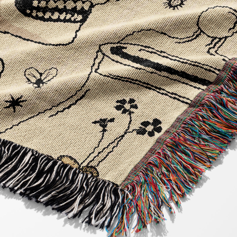
                  
                    Carnivorous Plants by Misentangledvision Jacquard Woven Blanket (Beige) | Harper & Blake
                  
                