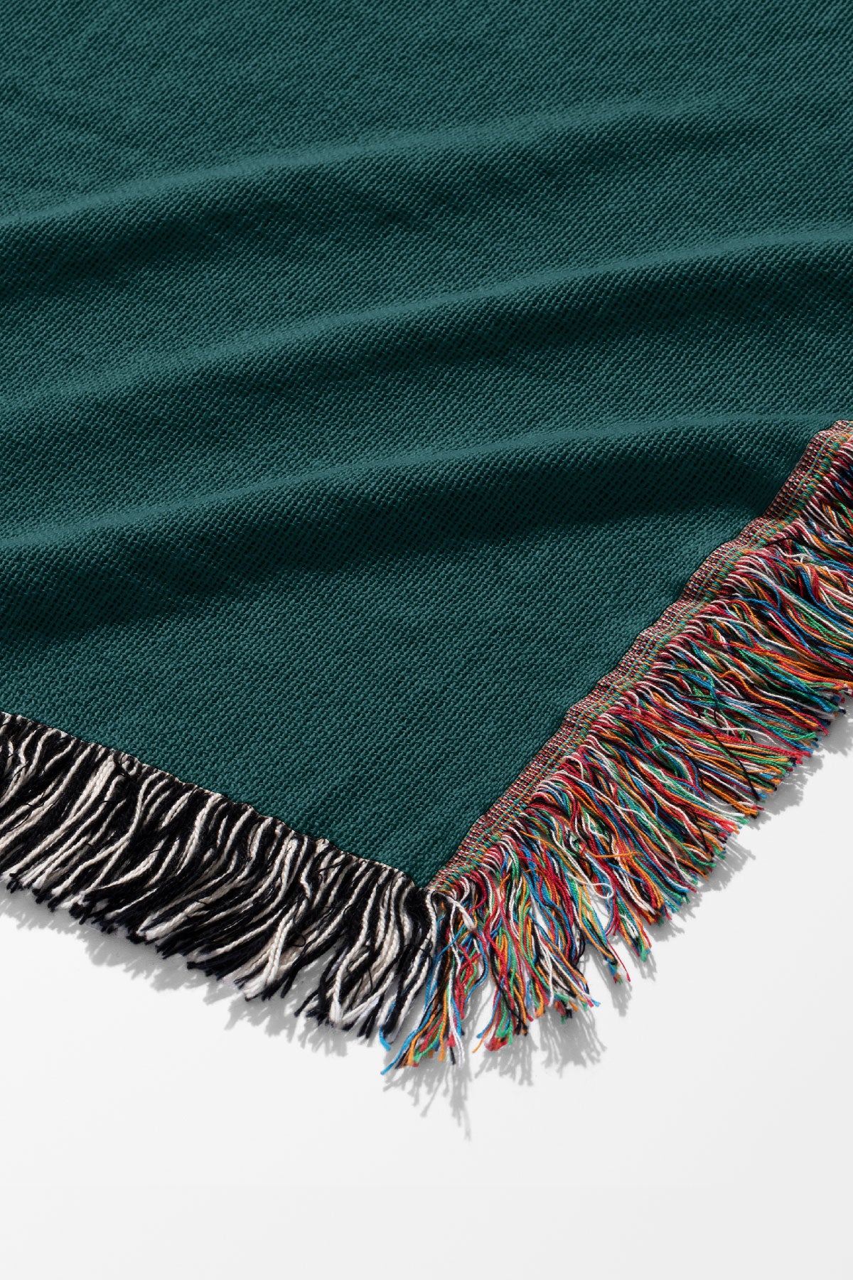 Yoga by Aley Wild Jacquard Woven Blanket (Green) | Harper & Blake