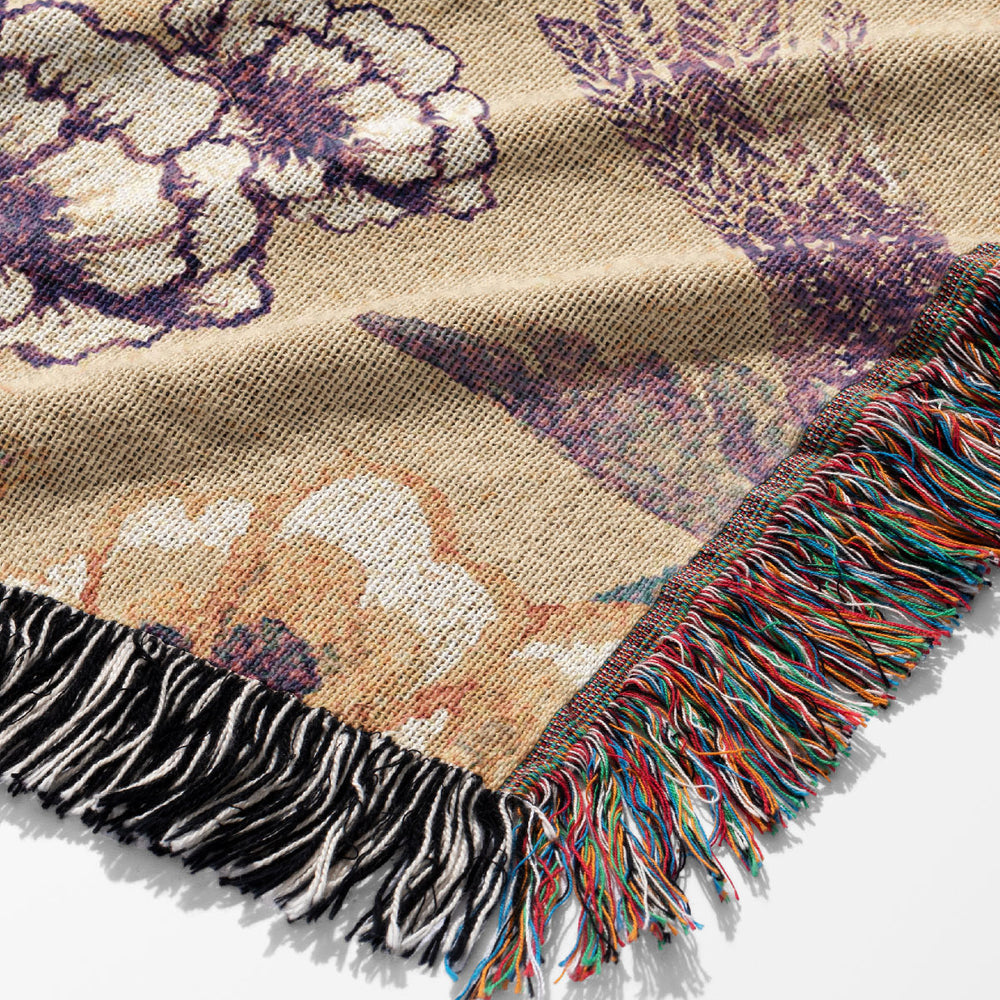 
                  
                    Indian Chintz by Cecilia Mok Jacquard Woven Blanket (Beige) | Harper & Blake
                  
                