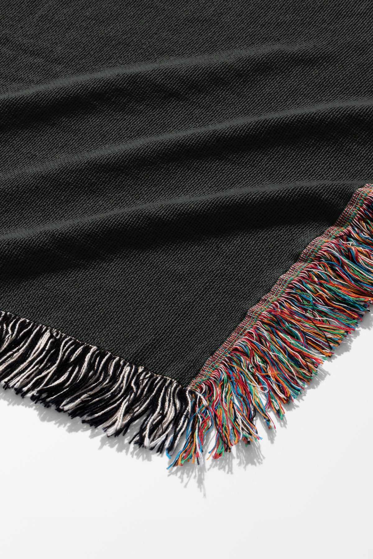 Intergalactic Adventures by Garabateo Jacquard Woven Blanket (Black) | Harper & Blake