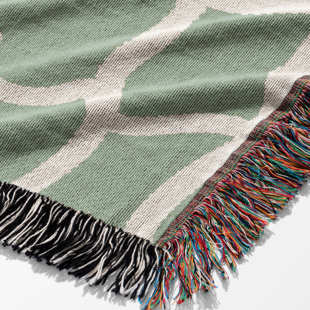 
                  
                    Swirl Check Jacquard Woven Blanket (Blue) | Harper & Blake
                  
                