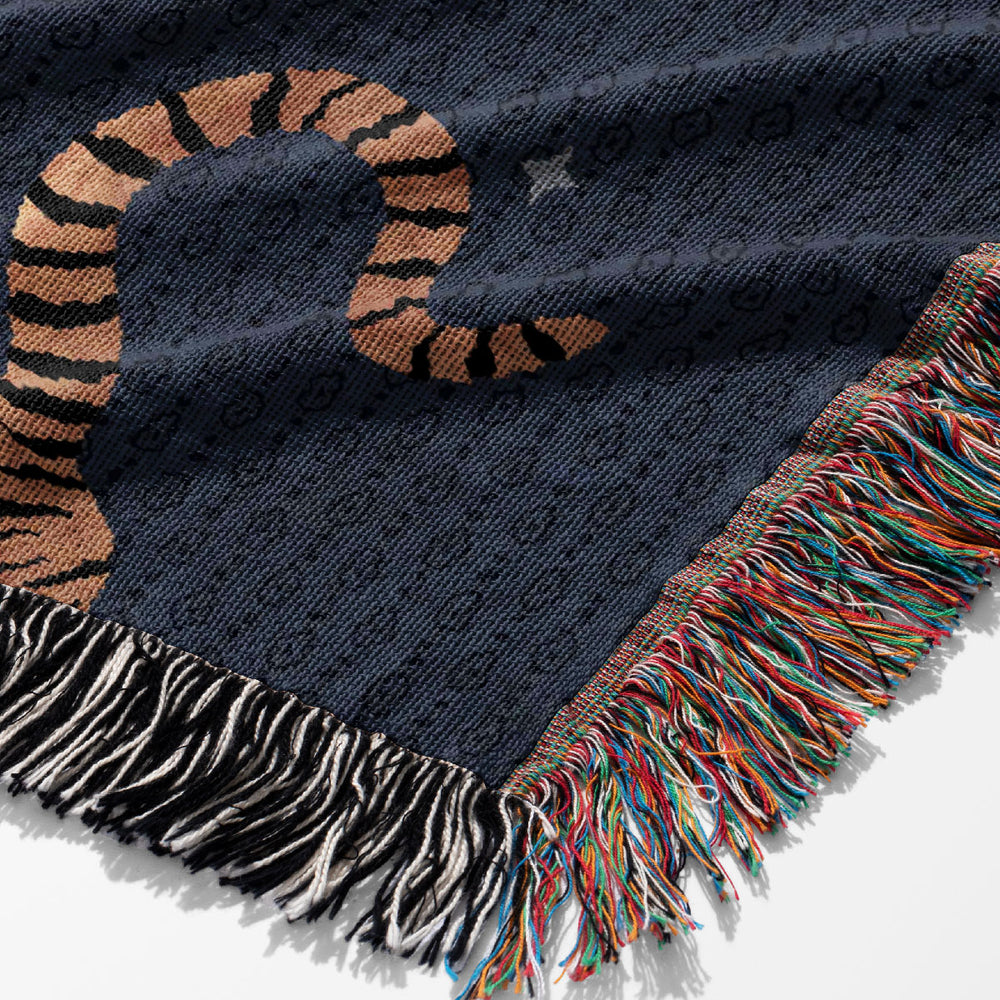
                  
                    Tigers Steel by Misentangledvision Jacquard Woven Blanket (Blue) | Harper & Blake
                  
                