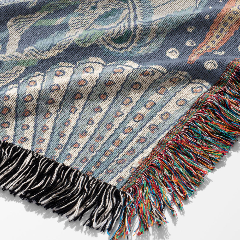 
                  
                    Deep Sea Damask By Rebecca Elfast Jacquard Woven Blanket (Blue) | Harper & Blake
                  
                