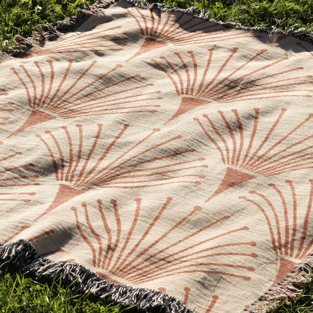 
                  
                    Albertine By Amy MacCready Jacquard Woven Blanket (Peach) | Harper & Blake
                  
                