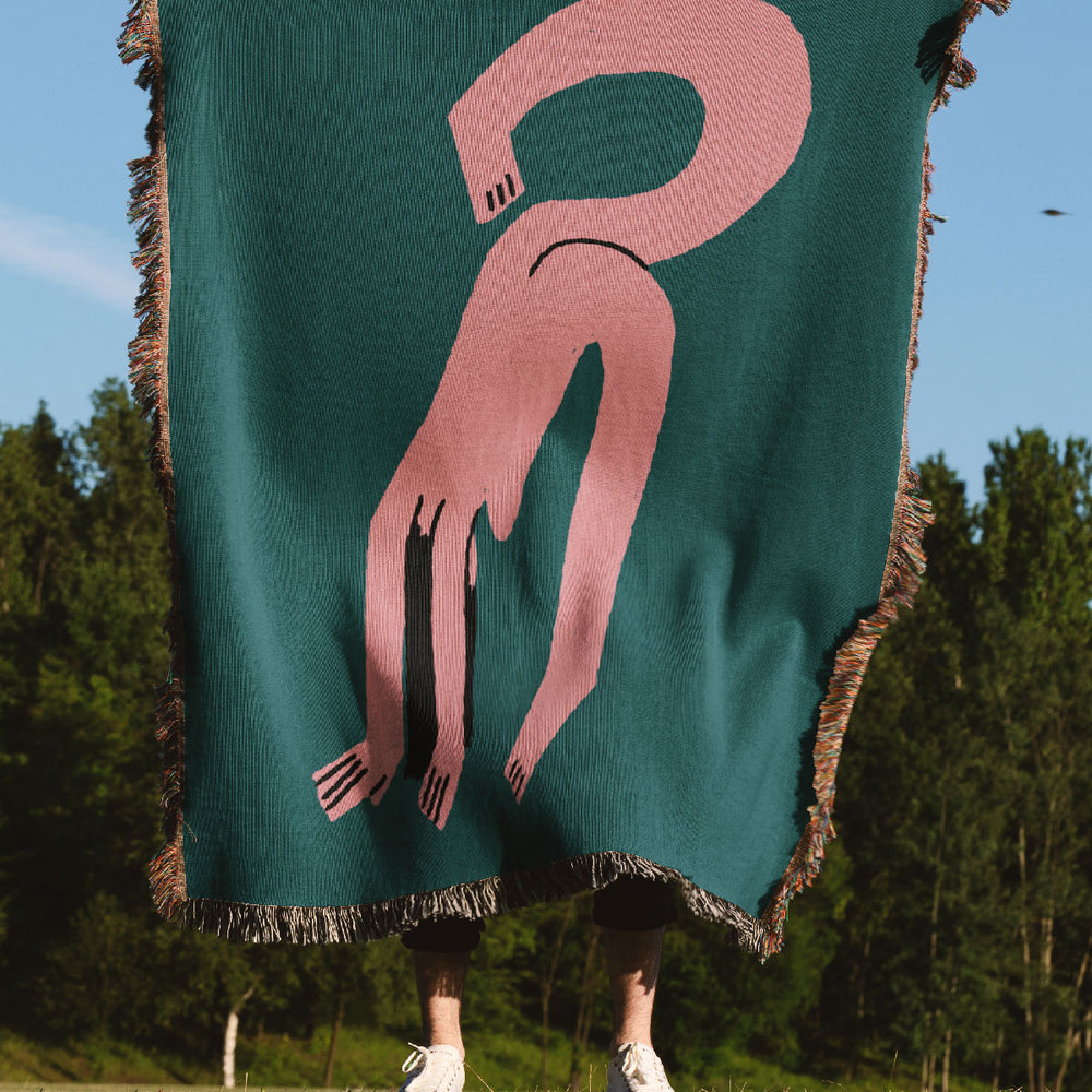 
                  
                    Yoga by Aley Wild Jacquard Woven Blanket (Green) | Harper & Blake
                  
                
