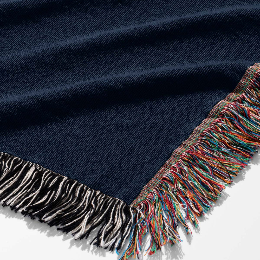 
                  
                    Floral Snake Jacquard Woven Blanket (Dark Blue) | Harper & Blake
                  
                