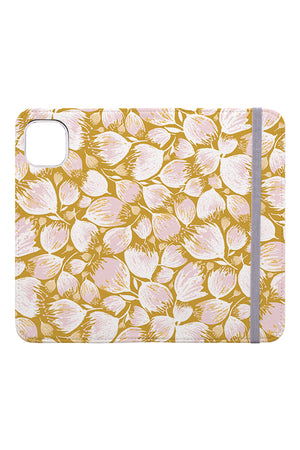 Joyful Blossom By Safa Diab Wallet Phone Case (Yellow) | Harper & Blake